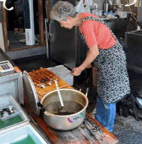 大阪黑門市場美食推薦：烤鰻魚